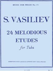 24 Melodious Etudes for Tuba