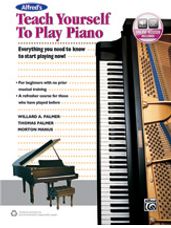 Alfred's Teach Yourself to Play Piano (Book/Audio)