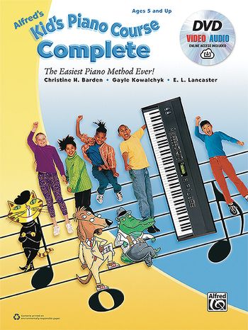 Alfreds Kids Piano Course Complete DVD-online access included