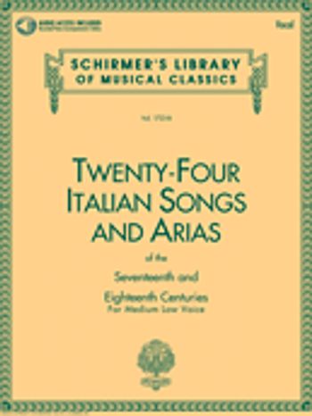 24 Italian Songs & Arias of the 17th & 18th Centuries (Book/Audio)