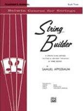 String Builder, Book III [Teacher's Manual]