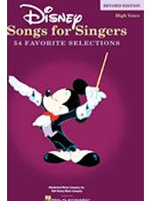 Disney Songs for Singers (High Voice) Revised