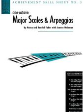 Achievement Skill Sheet No. 3, One-Octave Major Scales & Arpeggios