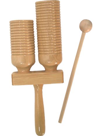 Two Tone Wood Agogo Bell