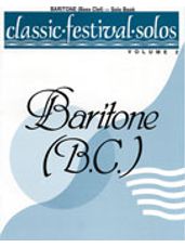 Classic Festival Solos (Baritone B.C.), Volume II Solo Book