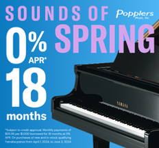 Spring Promotion on Yamaha Pianos!