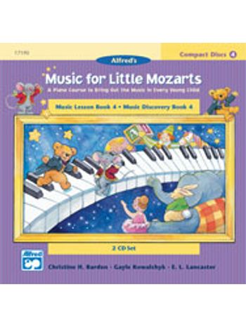 CD 2-Disk Sets for Lesson and Discovery Books, Level 4 Music for Little Mozarts