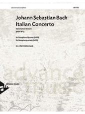 Italian Concerto (BWV 971) [4 Saxophones SATBar]