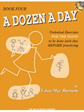 Dozen a Day, A - Book 4 (Book & Online Audio)