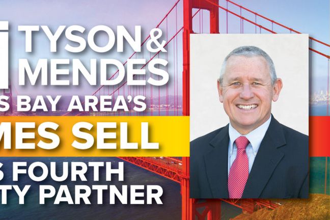 Tyson &#038; Mendes Adds Bay Area’s James Sell as Fourth Equity Partner